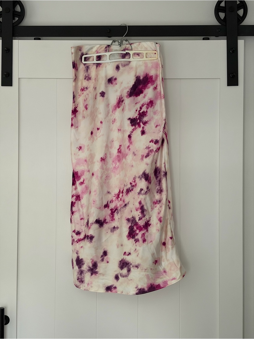 Bardot Pink and Magenta Tie-Dye Maxi Skirt